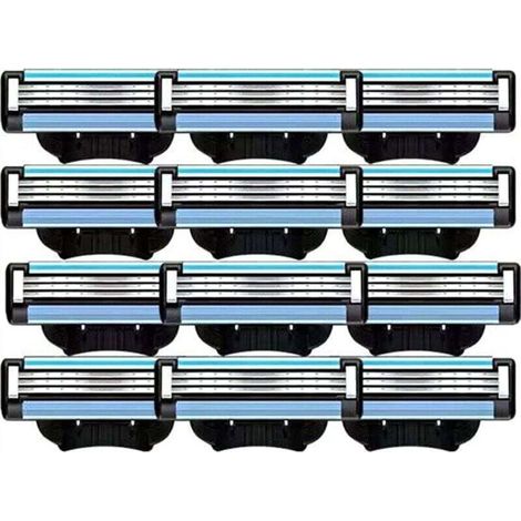 Recharges de Lames Rasoir 40 Pièces, Mach 3 Manuelles pour (1/3)