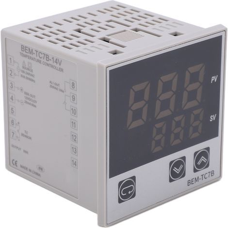 BERM Solid State Output Temperature Controller, PID Temperature Controller 100-240VAC BEM-TC7B-14V (1/5)