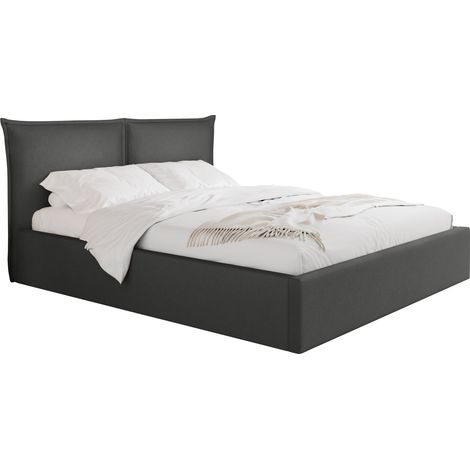 Lit Malden 100, Kronos 22, Double, 180x200, Tissu, Disponible, 207x215x98cm (1/5)