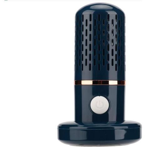 Machine à Laver les Fruits et Légumes,(Bleu) Charge USB sans Fil Portable Nettoyeur de Fruits et Légumes en Forme de Capsule Mini Purificateur de Fruits Purificateur Alimentaire avec Base pour (1/5)