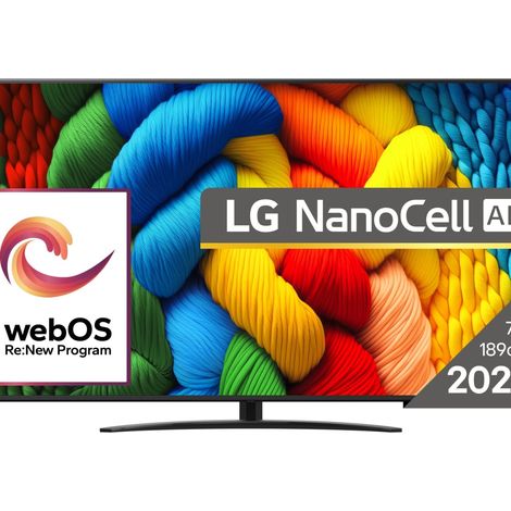 LG NanoCell AI 75NANO81A3A Televisor 190,5 cm (75") 4K Ultra HD Smart TV Wifi Negro (1/4)