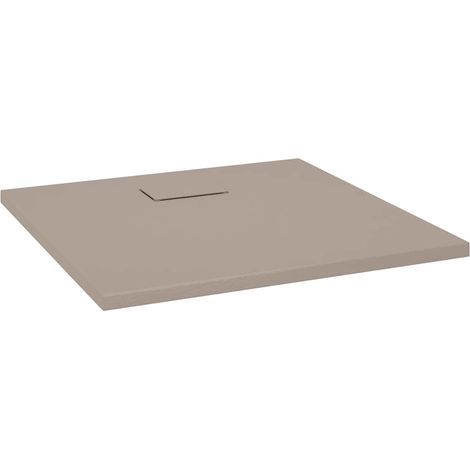 Maison Exclusive - Sprchová vanička SMC hnědá 80 x 80 cm (1/5)