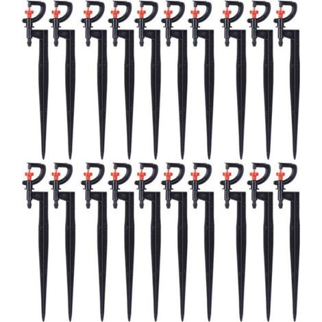 Arroseur d'arrosage. 20 pièces. Micro - arroseur Rotatif à 360 degrés de Type G (1/5)