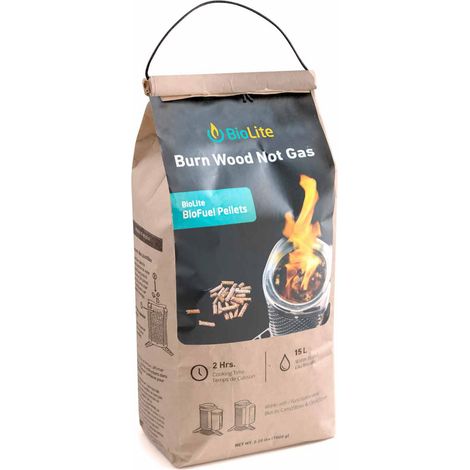 Pellets de bois pour CampStove 2 – 2 heures de cuisson – Bois naturel pour cuisson – Compatible avec réchauds Biolite