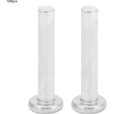 100 Stück M2,5 12/14/16 mm Flachkopf-Aluminiumnieten, Senkkopfnieten (M2,5 16) (1/5)