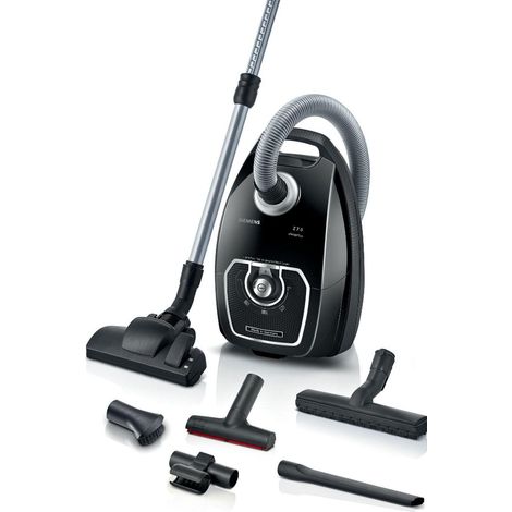 Aspiradora Siemens VSZ7X500 negra 650W 5 litros