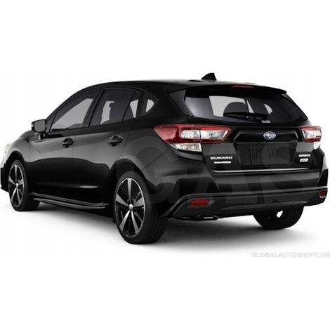 Portón trasero con detalles cromados para Subaru Impreza Liftback GT 16+ (1/4)