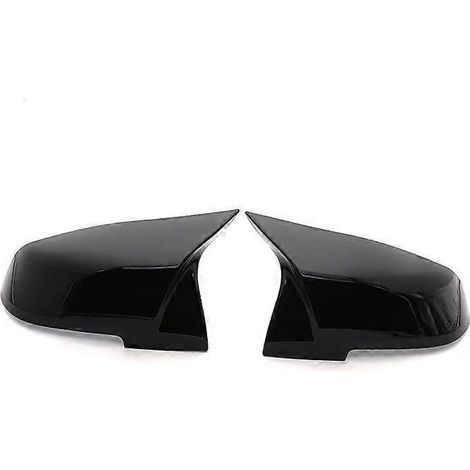 Hochwertige weiße Außenspiegelkappen im M-Stil für BMW 1er, 2er, 3er, 3GT, 4er, M2, i3, F20, F21, F22, F23, F30, F31, F32, F33, F34 – Glänzend Schwarz