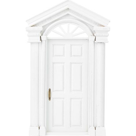 Meubles Miniatures en Bois pour Maison de Poupée 1:12 - Porte DIY Modélisme (1/5)