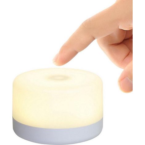 veilleuse De Nuit Pour Bb, Mini Lampe Tactile Rechargeable, Sans Fil Led Pour Enfants, Lampe De Chevet Portable Pour L'allaitement, Lampe De Chamb (1/4)
