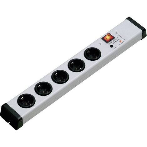 [NEUWERTIG] B-Ware Ehmann Steckdosenleiste Mehrfachsteckdose mit Schalter Weiß 5fach ohne Stecker (1/2)