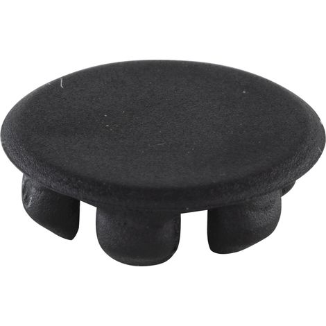 CAMAR Abdeckkappe zu Schrankaufhänger 817, Bohrung ø10 mm, Kunststoff Schwarz (1/3)