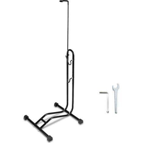 Portabici per 1 bicicletta, Portabici da pavimento, 3 in 1 (1/5)
