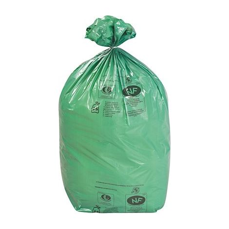 Sac poubelle 110 litres NF écologiques - carton de 200