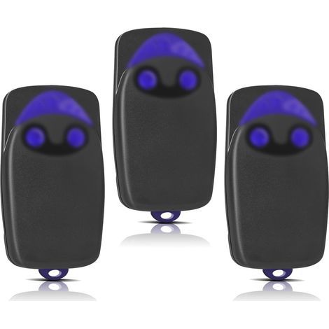 3 Pièces Remplacement pour télécommande NICE, télécommande portail 433,92MHz 2 canaux, compatible avec Flo1r-s, Flo2r-s, Flo4r-s (1/5)