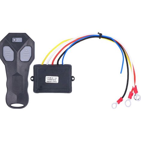 Télécommande de treuil électrique sans fil 12 V de remplacement pour véhicules tout-terrain Jeep SUV ATV (1/5)