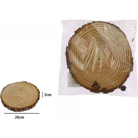 Trade Shop - LEGNO BAS TRONCO DECORATIVE FÜR CASA 20 X 2 CM ROTONDO 72113 -
