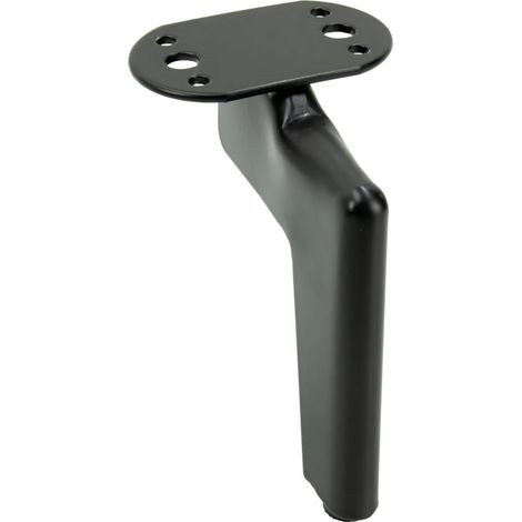 Set di gambe per mobili (4 pezzi) - Nero opaco, altezza 11,5 cm, adatte a mobili moderni. (1/5)