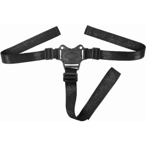 Harnais de sécurité pour chaises hautes, poussettes et sièges enfant - Système de ceinture réglable à 3 points (1/5)