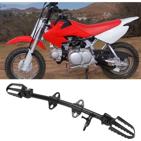 Support de repose-pieds en acier allié noir pour CRF50, pit bike 50cc 70cc 110cc 125cc, pièce de rechange (1/5)