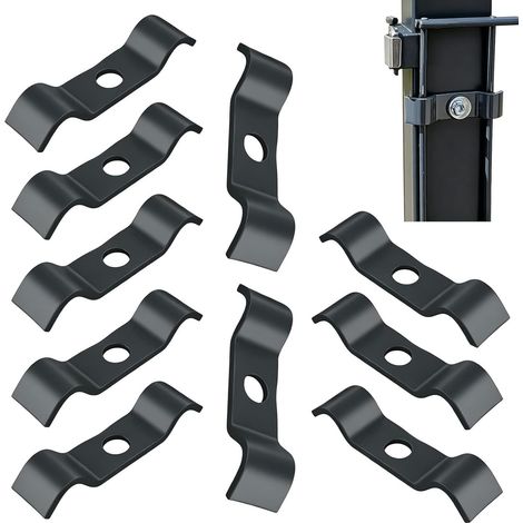 Collier de Fixation pour Tuyaux en Acier Inoxydable 10 Pièces Outil Rigide Collier De Serrage En Acier Inoxydable Pour Plomberie Maison Salle De Bain Cuisine (1/5)