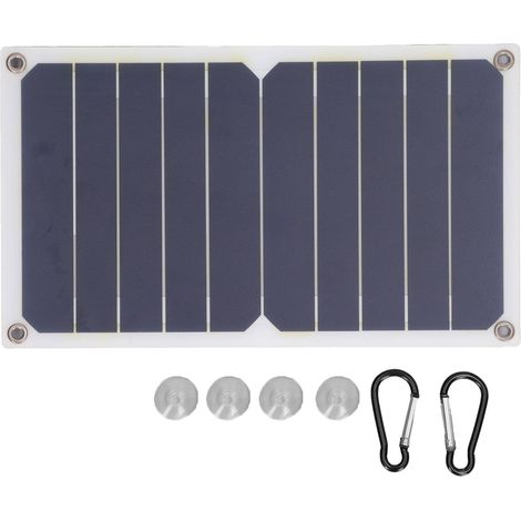 Panneau solaire 6W 5V portable extérieur voyage camping téléphone chargeur photovoltaïque avec contrôleur (1/5)