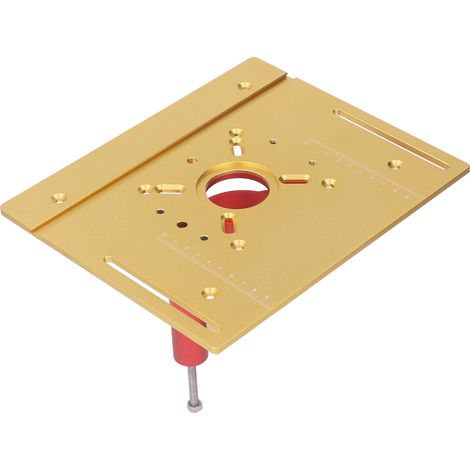 Ensemble de 2 pièces S8-2 troisième génération amélioré machine à graver plateforme élévatrice + table élévatrice de mini fraiseuse à plaque inversée pour le rainurage, le tenonnage, le détourage, le (1/5)