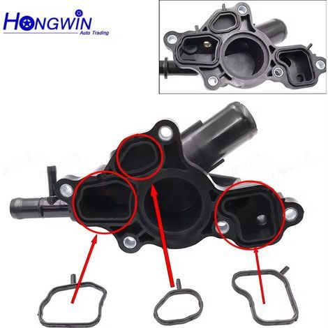 Suitable for Nissan engine radiator thermostat housing 11060-4BB1A (1/4)