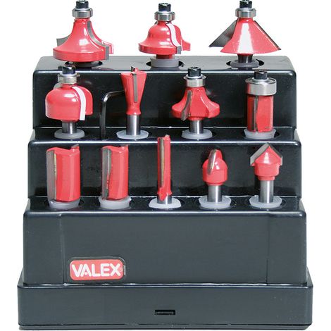 Valex SET 12 FRESE PER LEGNO 6MM (1/4)