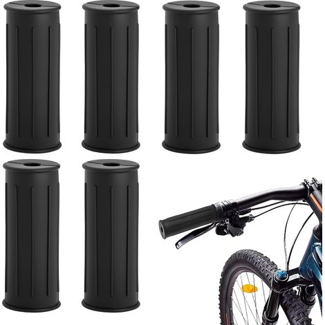 6 Pièces Poignées de Brouette 30mm, Poignées de Chariot, Poignées Antidérapantes en PVC - Poignées de Rechange 10cm pour Diable et Chariot de Jardin (1/5)