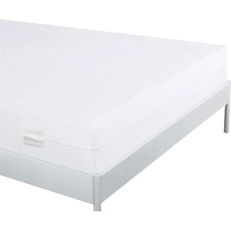 Housse Matelas 80 x200 x 25 cm Fermeture Eclair Impermeable Housse Anti Punaise de lit, Respirante Coton Anti acarien Housse Protection Matelas 80 x 200 cm (1/5)