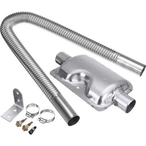 Chauffage Diesel Air - Parking 600mm - Échappement 24mm - Silencieux - Kit (1/4)