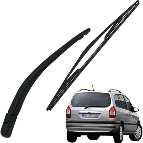 Bras Essuie Glace Arrière et Balai Essuie Glace, Arrière de Bras d'Essuie-Glace en Caoutchouc Naturel Toutes Saisons Kit Remplacement pour Opel Zafira A 1998-2005 (1/5)