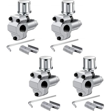 Coocheer – Valves de piercing BPV-31 pour réfrigérateur de climatisation – 4 pièces compatibles tuyaux 1/4, 5/16, 3/8 – Installation facile et durable (1/5)
