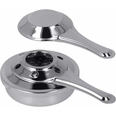 Brûleur à fondue en acier inoxydable – diamètre 9 cm – pour service à fondue suisse ou française – réchaud stable et sécurisé
