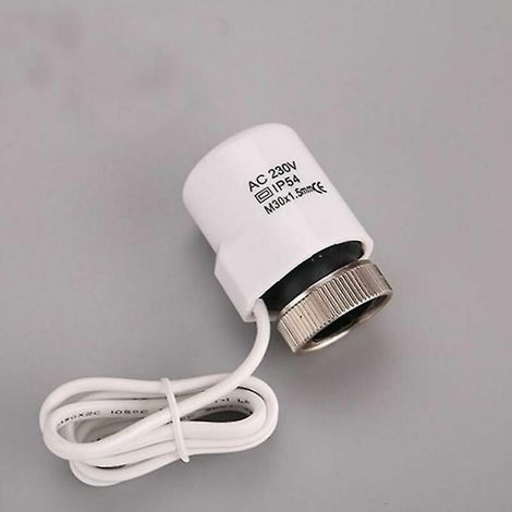 Tête de vanne d'actionneur thermique électrique 230v No Nc pour radiateur de chauffage par le sol à collecteur de thermostat (1/4)