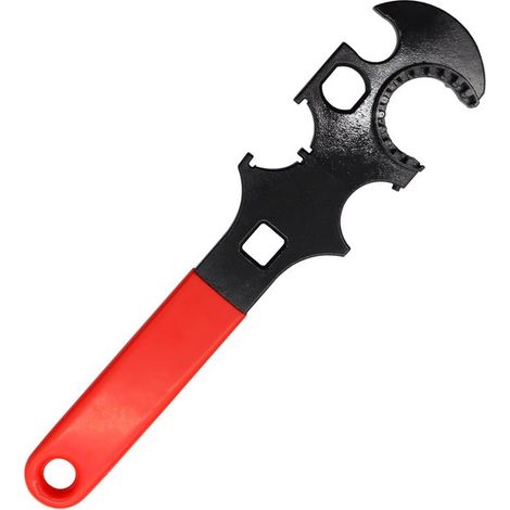 Llave de boca fija tipo L, utilizada para desmontar e instalar herramientas (1/5)