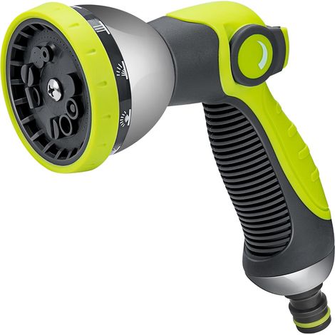 Pistolet Arrosage,Buse Multifonctionnelle pour Lance d Arrosage Jardin Avec 10 Modes,Jet D'Eau Jardin pour Arrosage de Jardin,Lavage de Voiture et Nettoyage D'Animaux Domestiques,Vert (1/5)
