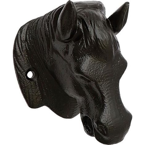 GALFARSORO aldabon caballo simple 310 forja negro ,  (1/4)