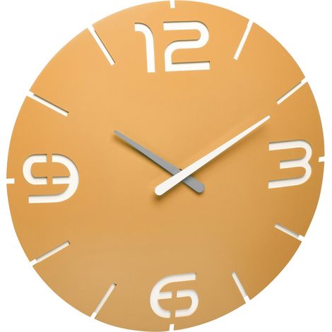 TFA Dostmann 60.3536.07 Funk Wanduhr 35 mm x 35 mm Sonnengelb (1/4)