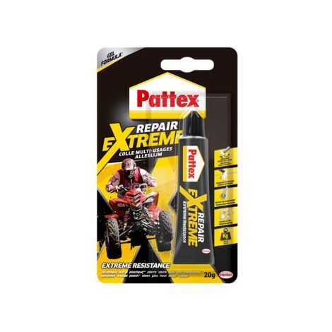 Pattex 100% Repair Extreme - Colle multi-matériaux ultra résistante en gel - Tube 20 g