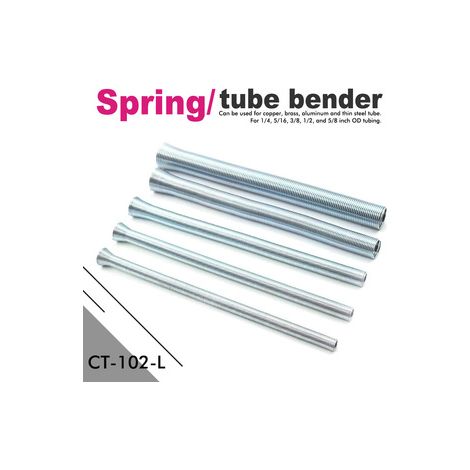 Lot de 3 cintreuses à ressort 5 pièces (CT‑102‑L) – Plie le tube cuivre pour climatisation – Accessoire pour circuits réfrigération