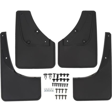 4pcs Ampact Res Résistant aux Gardiens de Boue, Protecteurs de Pneus de Véhicule Noir élégant pour Jimny 2019-2023, Installation Facile, Plastique de Haute qualité, Arrière Avant. (1/5)