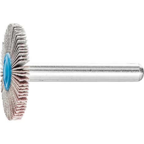 PFERD TOOLS Korund Fächerschleifer F Ø 30x3 mm Schaft-Ø 6 mm A180 für Feinschliff und Finish 10 Stk