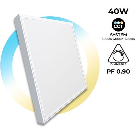 Panel LED Slim CCT De Superficie 60 X 60- Regulable Con
