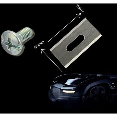 Lot de 30 lames de gazon pour Husqvarna avec double lame aiguisée en acier inoxydable 36.518.50.65mm, (1/4)