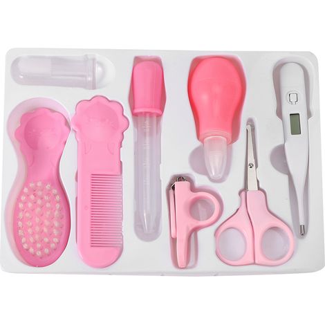 Trousse de Soins Bébé Nouveau-né avec Coupe-Ongles Sécuritaires et Accessoires de Puériculture (1/5)