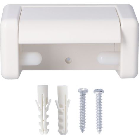 Porte-Rouleau de Papier Toilette Support pour Salle de Bain - Plateau Organisateur de Papier Essuie-Tout Pratique (1/5)