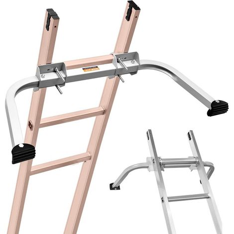 Stabilisateur d'Échelle de Toit VEVOR Écarteur Acier au Carbone 3 Positions Charge 150 kg pour Gouttière Argent Mat KH-WD01 (1/5)