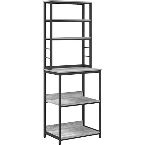 Küchenregal Graues Sonoma 60 x 40 x 168 cm Holzwerkstoff vidaXL